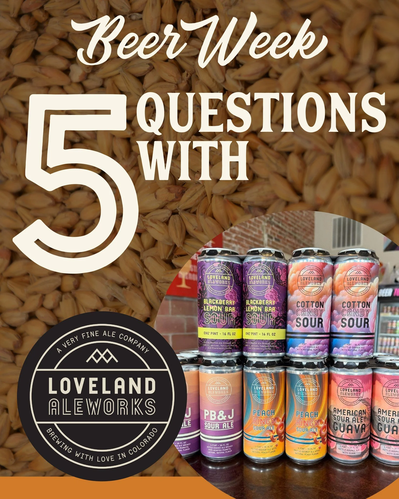 Today we're celebrating @lovelandaleworks 🍻
To help highlight the talented craft beverage makers in Downtown Loveland we asked them to answer 5 questions about their brewery and their experience as a small business owner, swipe through to see what t