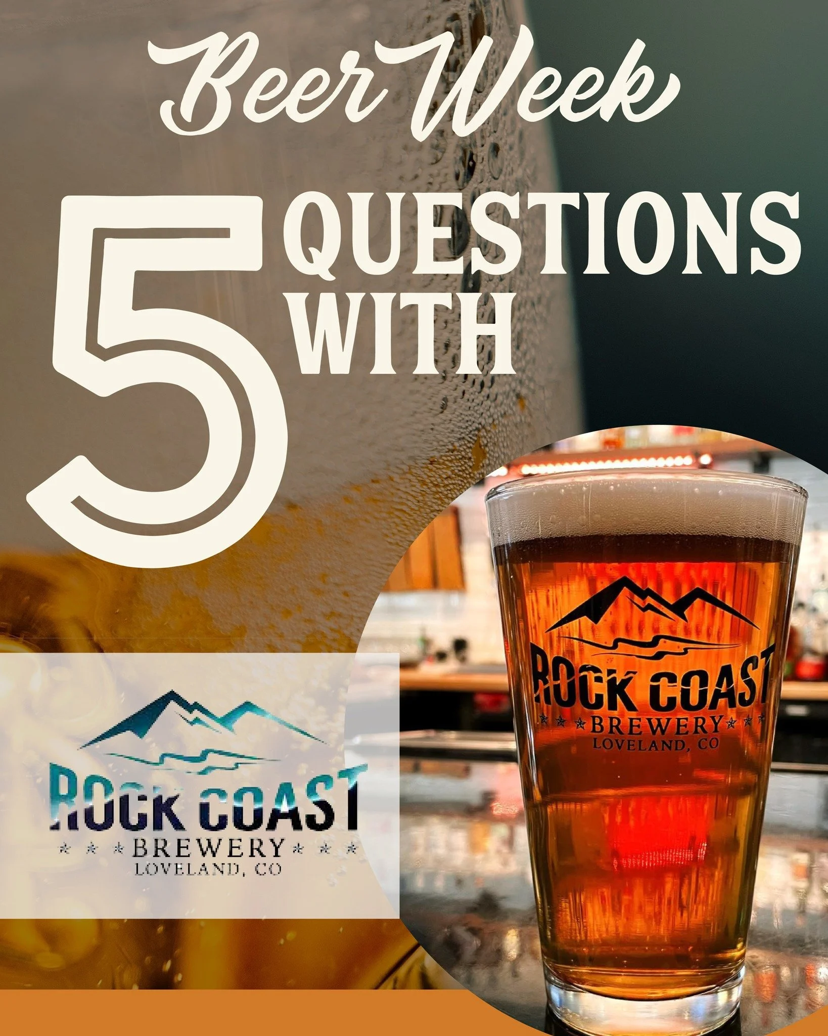 Today we're celebrating @rockcoastbrewery 🍻
To help highlight the talented craft beverage makers in Downtown Loveland we asked them to answer 5 questions about their brewery and their experience as a small business owner, swipe through to see what t