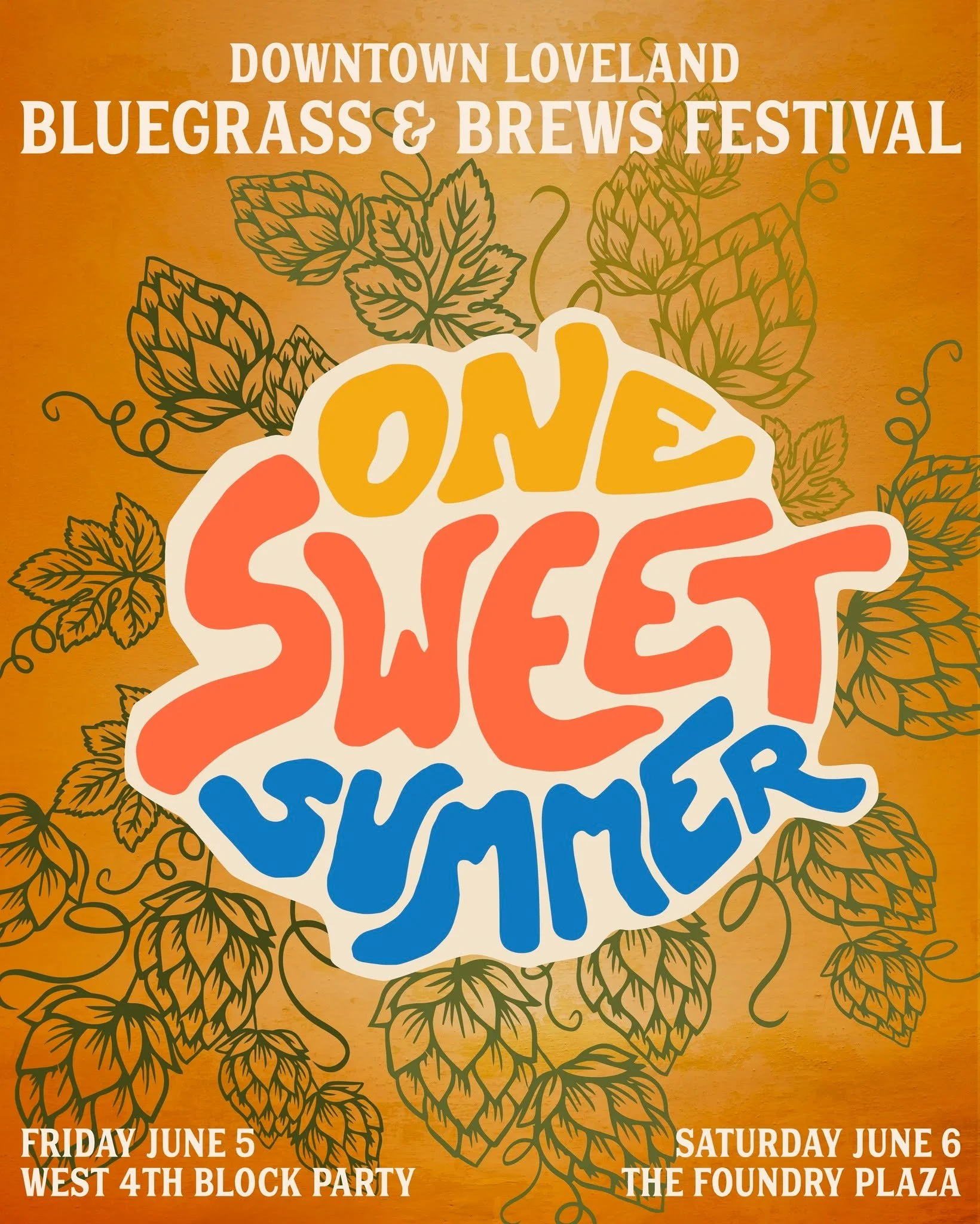 Two days, one unforgettable weekend in Downtown Loveland! The 6th Annual Bluegrass &amp; Brews Festival returns June 5&ndash;6 with FREE live music all weekend long!

Friday, June 5, 2026: Kick things off with a 4th Street Block Party featuring live 
