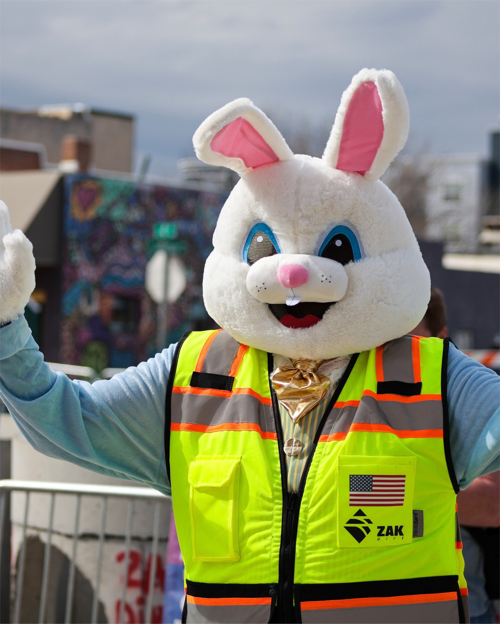 Check out some pictures from last year's Construction Easter Egg Hunt 🐰🥚
We have great news! The Easter Bunny is coming back to 4th Street on Thursday, April 2. He'll be hiding eggs, starting at 4:00pm. 
This free event is for children ages 2-5.

T