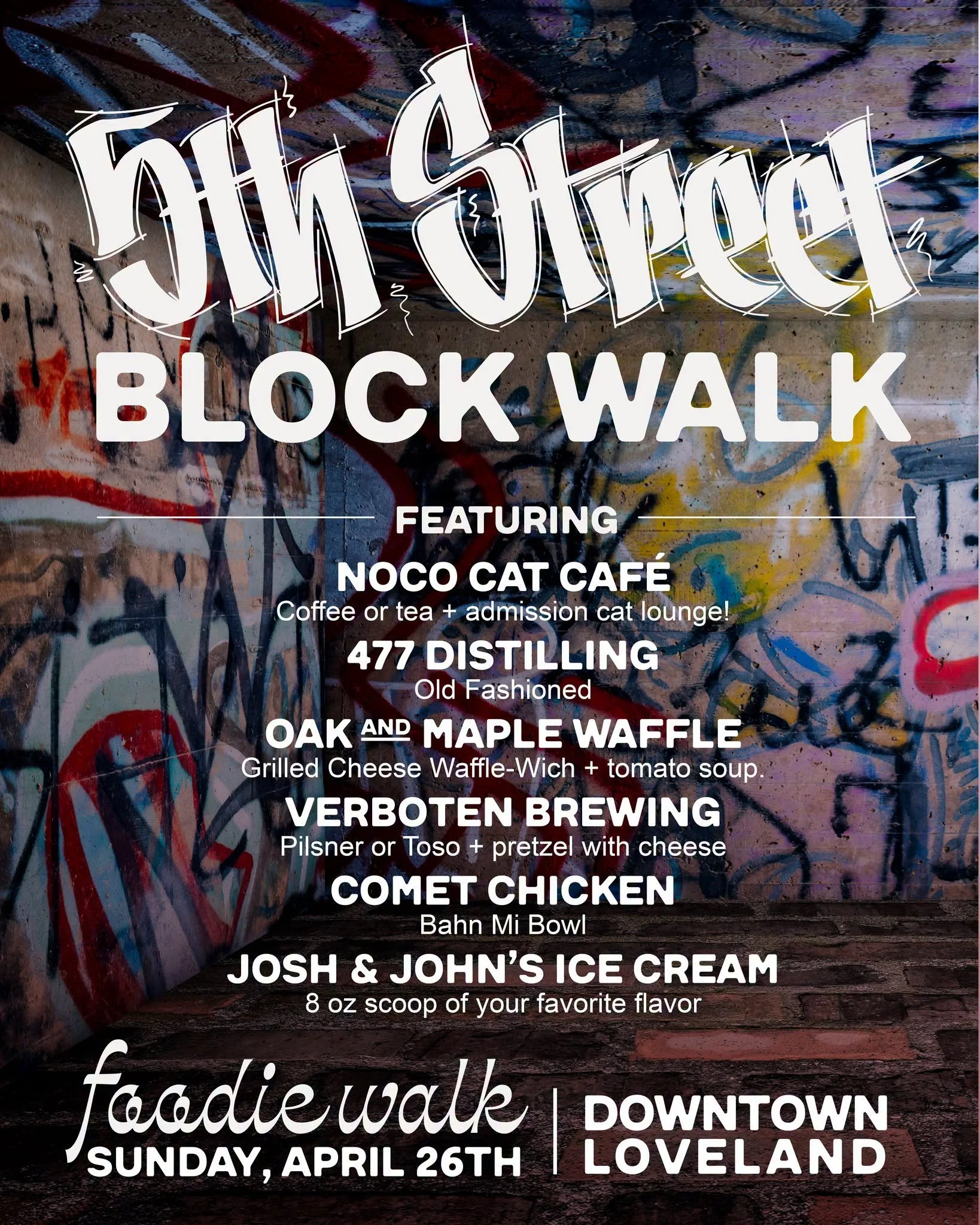 🔥 ONE WEEK AWAY &mdash; Loveland&rsquo;s most talked-about foodie experience is almost here 🔥

Loveland, your ultimate Funday Sunday is just around the corner&mdash;and tickets are moving quickly.

On Sunday, April 26 (3&ndash;6 PM), 5th Street bec