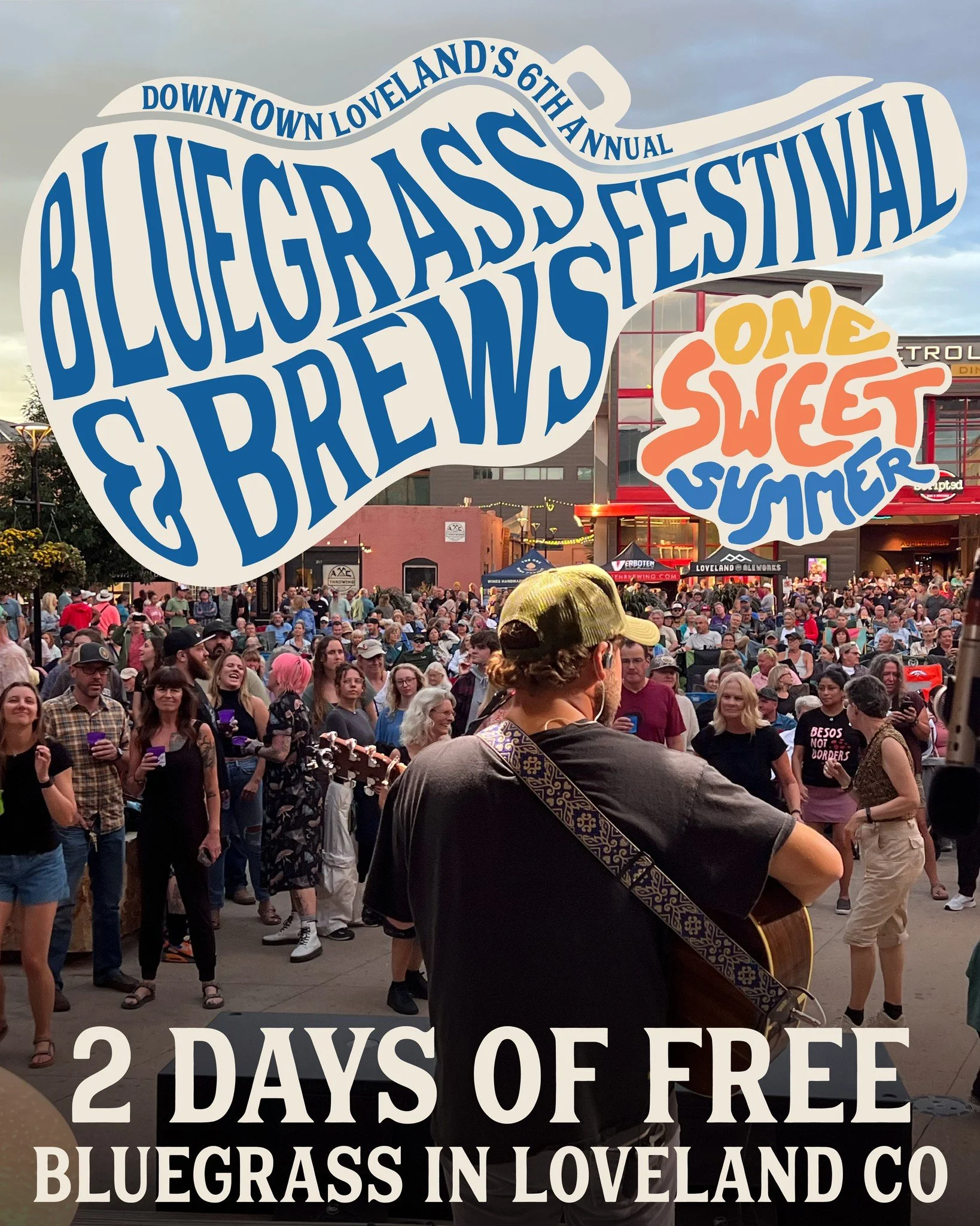 Two days, one unforgettable weekend in Downtown Loveland! The 6th Annual Bluegrass &amp; Brews Festival returns June 5&ndash;6 with FREE live music all weekend long!

Friday, June 5, 2026: Kick things off with a 4th Street Block Party featuring live 
