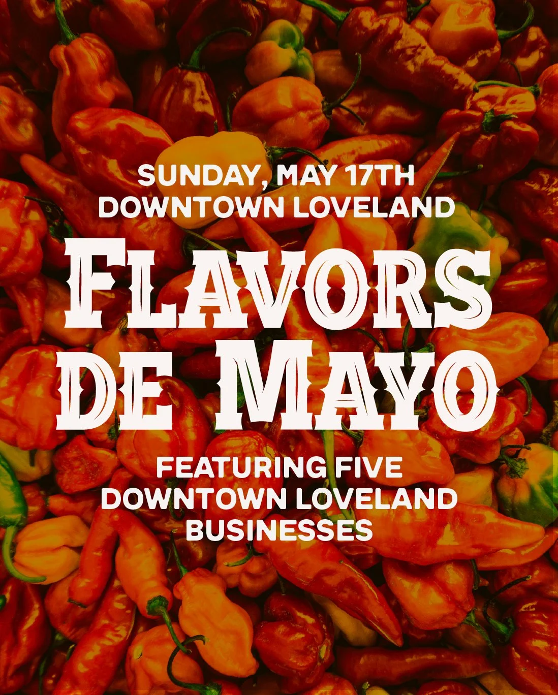 🌮 THE MAY FOODIE WALK IS THIS SUNDAY! 🍻 
And once it&rsquo;s over&hellip; there won&rsquo;t be another Foodie Walk until fall.

The Flavors de Mayo Foodie Walk takes over Downtown Loveland on Sunday, May 17th for an afternoon full of incredible foo