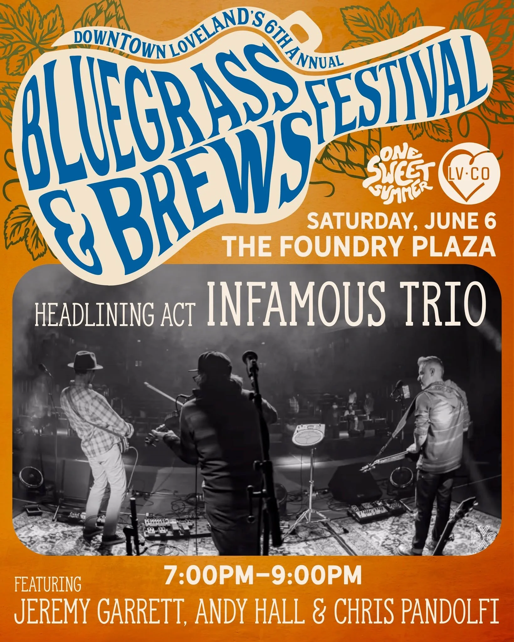 Two days, one unforgettable weekend in Downtown Loveland! The 6th Annual Bluegrass &amp; Brews Festival returns June 5&ndash;6 with FREE live music all weekend long!

Friday, June 5, 2026: Kick things off with a 4th Street Block Party featuring live 