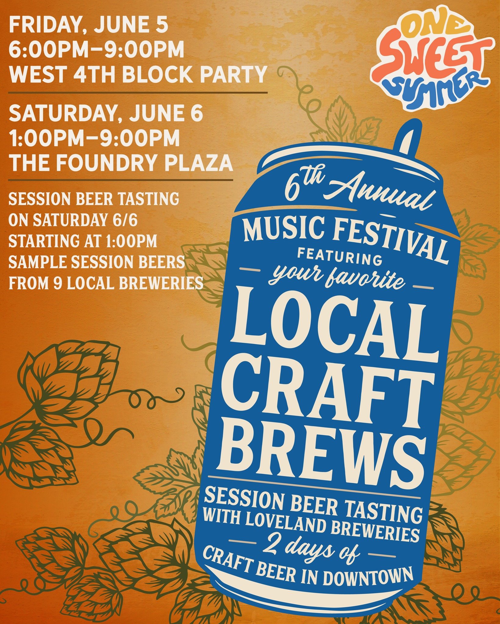 Back by popular demand, we&rsquo;ll be serving tasters starting at 1:00PM on Saturday June 6 during DAY 02 of our Bluegrass &amp; Brews Festival.
Festival goers can purchase a punch card which is redeemable for five tasters pours. 
🍺 Beer = 4 oz pou