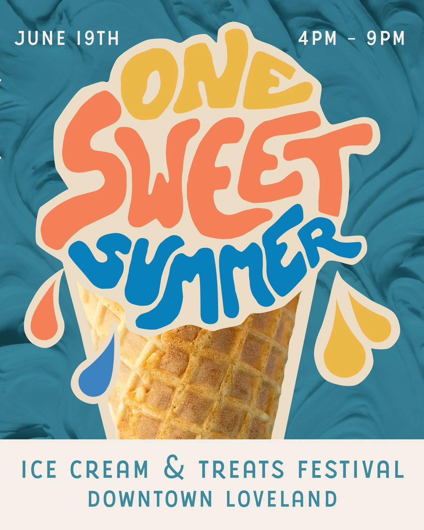 Taste your way through Downtown Loveland's sweetest event of the summer. 🍦

Our Ice Cream &amp; Treats Festival brings together local dessert vendors, family-friendly activities, and live entertainment for a fun-filled evening in the heart of downto
