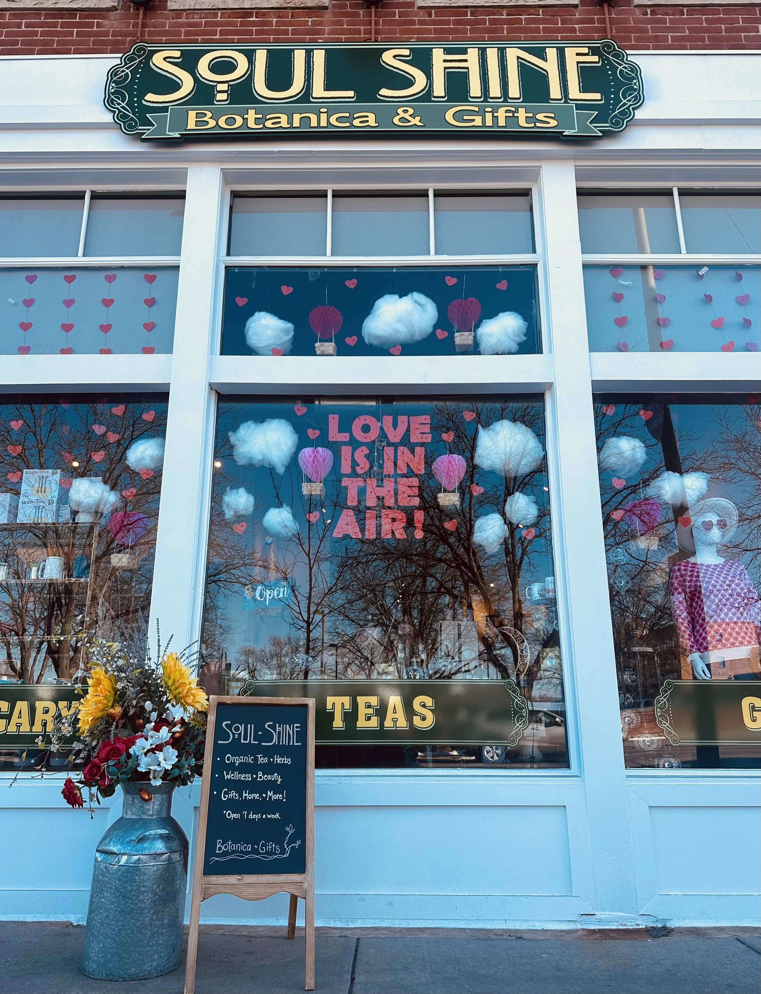 Soul Shine - 442 N Cleveland Ave
 - 15% off store wide, valentine gift for kids, hot tea samples