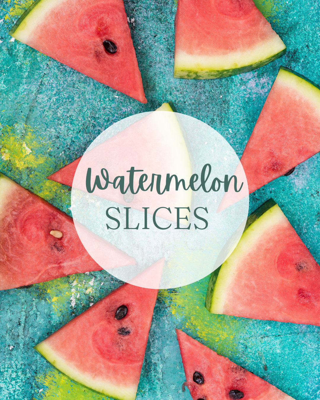 Aqua Red Watermelon Hello Summer Instagram Post.png