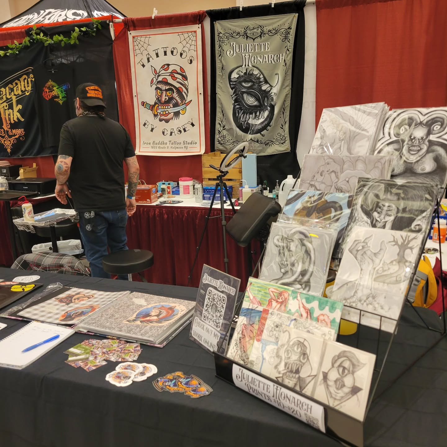 Saratoga tattoo expo! Thanks for having us ♡