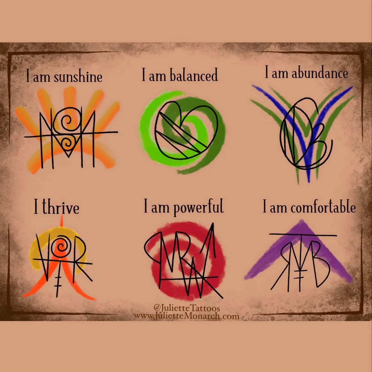 I’m excited to share a selection of custom sigils that I've meditated on and created. While I continue to offer intuitive sessions, I have found great joy in the art of sigil creation and would like to offer some pre-meditated sigils for your c