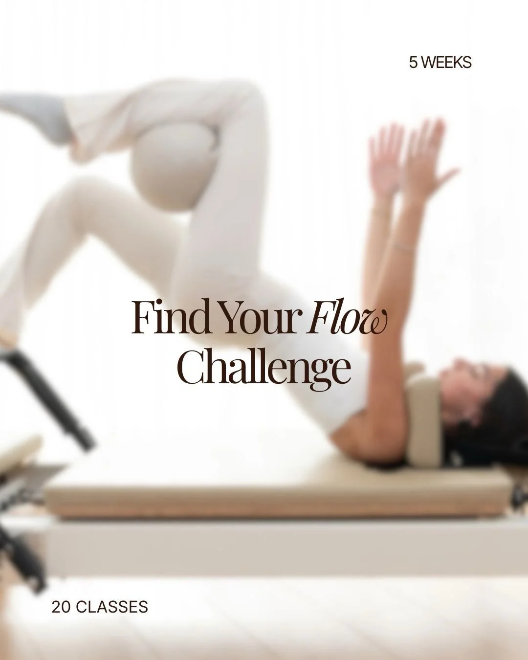 Our next HUB Pilates Challenge is here ✨ 

20 classes. 5 weeks. At your own pace.

From 12 October &ndash; 15 November, we&rsquo;re challenging you to move more and find your flow as we head into the most vibrant time of the year.

There&rsquo;s no w