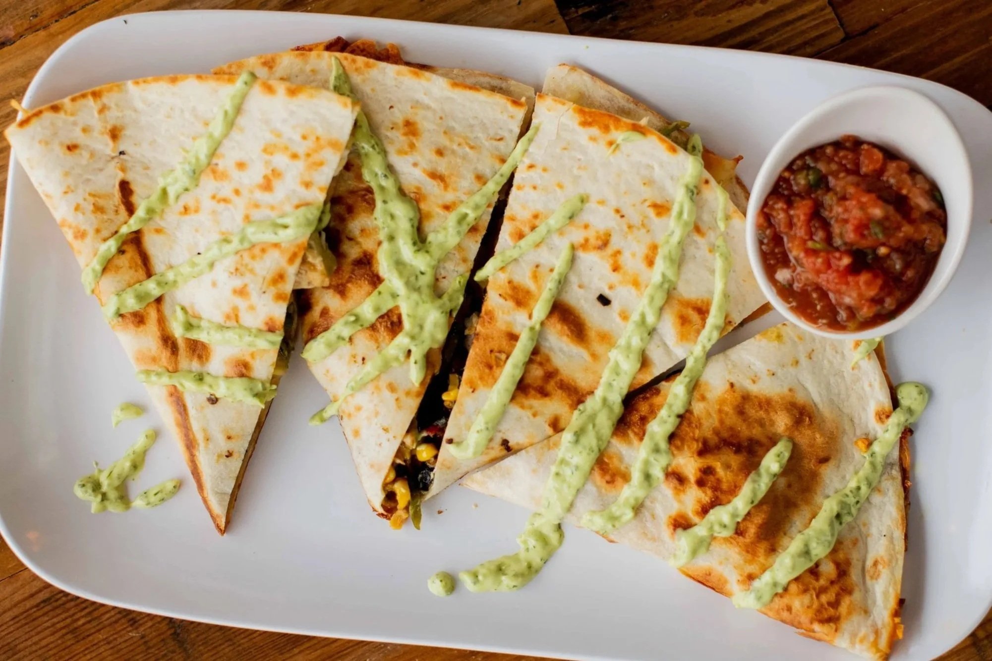 Spicy Quesadilla made with Papa's Jalapeno Pimento Cheese
