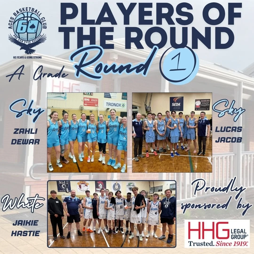 𝗔 𝗚𝗿𝗮𝗱𝗲 - 𝗥𝗼𝘂𝗻𝗱 𝟭 - 𝗣𝗹𝗮𝘆𝗲𝗿𝘀 𝗼𝗳 𝘁𝗵𝗲 𝗥𝗼𝘂𝗻𝗱 &amp; 𝗦𝗽𝗼𝗻𝘀𝗼𝗿 𝗧𝗛𝗔𝗡𝗞 𝗬𝗢𝗨!

Introducing our Players of the Round for round 1 of A Grade competition last night:

𝑾𝒐𝒎𝒆𝒏
𝐒𝐤𝐲 - Zahli Dewar

𝑴𝒆𝒏
𝐖𝐡𝐢𝐭𝐞 - J