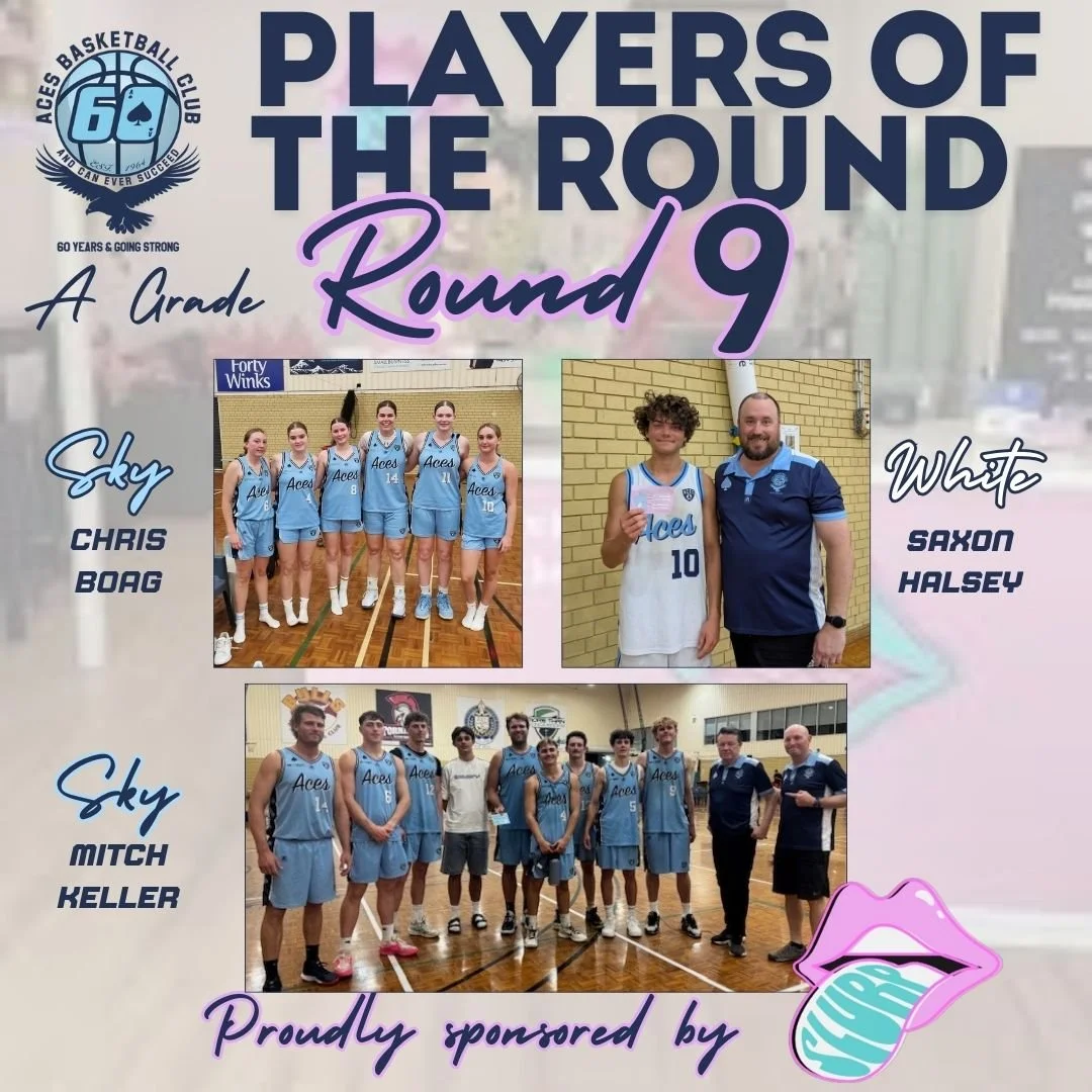 𝗔 𝗚𝗿𝗮𝗱𝗲 - 𝗥𝗼𝘂𝗻𝗱 𝟵 - 𝗣𝗹𝗮𝘆𝗲𝗿𝘀 𝗼𝗳 𝘁𝗵𝗲 𝗥𝗼𝘂𝗻𝗱 &amp; 𝗦𝗽𝗼𝗻𝘀𝗼𝗿 𝗧𝗛𝗔𝗡𝗞 𝗬𝗢𝗨!
Introducing our Players of the Round for Round 9 of A Grade competition on Friday night:

𝑾𝒐𝒎𝒆𝒏
𝐒𝐤𝐲 - Chris Boag

𝑴𝒆𝒏
𝐖𝐡𝐢𝐭𝐞 