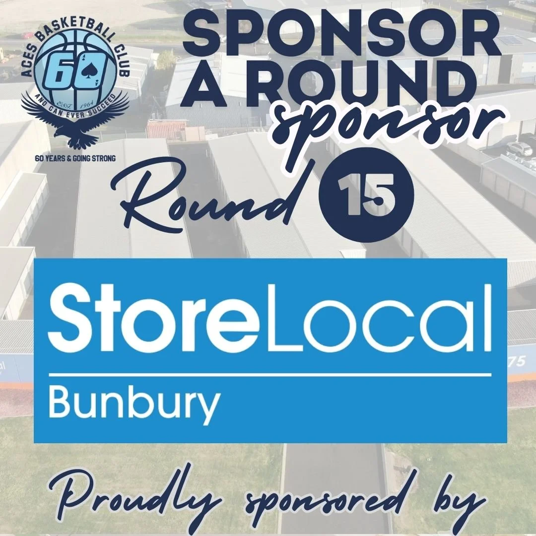 𝗦𝗲𝗻𝗶𝗼𝗿𝘀 𝗥𝗼𝘂𝗻𝗱 𝟭𝟱 - 𝗦𝗽𝗼𝗻𝘀𝗼𝗿-𝗔-𝗥𝗼𝘂𝗻𝗱 - StoreLocal 

Aces Basketball Club are delighted to welcome back - StoreLocal, as our Sponsor-A-Round Sponsor for Round 15.

Women's A &amp; B Grade are competing in Round 15 this week wi