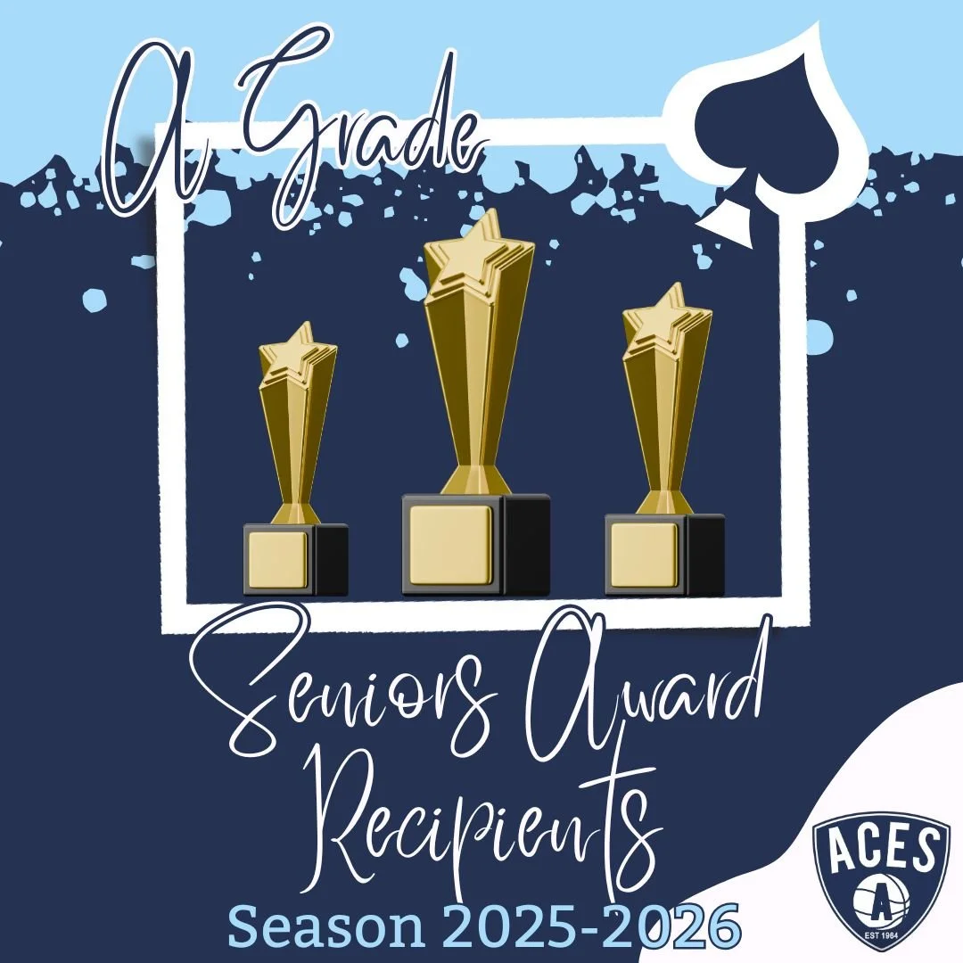 𝐀 𝐆𝐫𝐚𝐝𝐞 - 𝐓𝐞𝐚𝐦 𝐀𝐰𝐚𝐫𝐝𝐬

𝒞ℴ𝓃𝑔𝓇𝒶𝓉𝓊𝓁𝒶𝓉𝒾ℴ𝓃𝓈 to the following award recipients from our A Grade Teams for season 2025-2026:

𝐀𝐜𝐞𝐬 𝐒𝐤𝐲 𝐖𝐨𝐦𝐞𝐧
𝐌𝐕𝐏 𝐀𝐰𝐚𝐫𝐝 - Ella Edwards
'𝐖𝐞 𝐉𝐮𝐬𝐭 𝐋𝐨𝐯𝐞 𝐘𝐨𝐮' 𝐀𝐰𝐚𝐫𝐝
