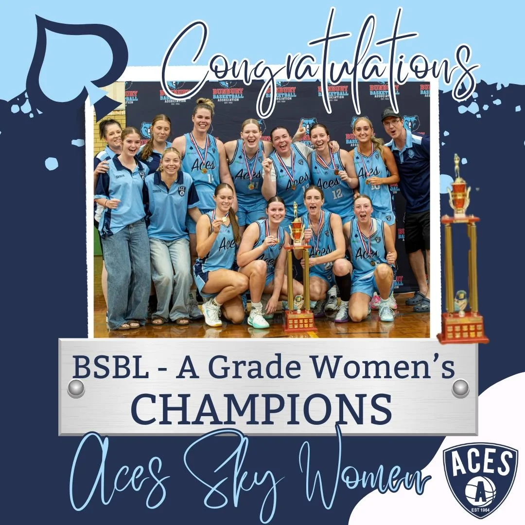 Last but not least...in case you have all forgotten.....

Introducing our 2025-2026 BSBL A Grade Women's CHAMPIONS - Aces Sky🎉