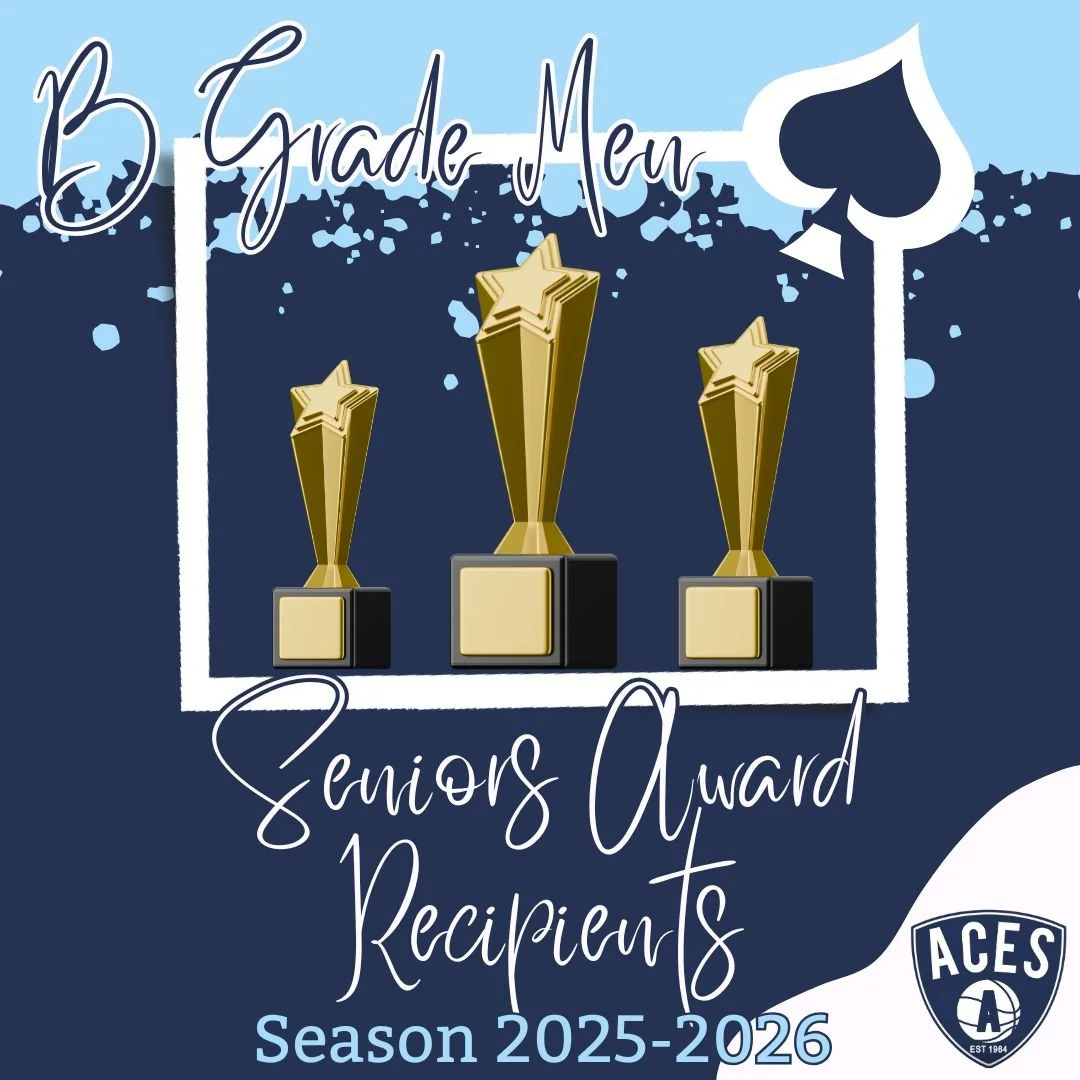 𝐁 𝐆𝐫𝐚𝐝𝐞 𝐌𝐞𝐧 - 𝐓𝐞𝐚𝐦 𝐀𝐰𝐚𝐫𝐝𝐬

𝒞ℴ𝓃𝑔𝓇𝒶𝓉𝓊𝓁𝒶𝓉𝒾ℴ𝓃𝓈 to the following award recipients  from our B Grade Men's Teams for season 2025-2026:

𝐀𝐜𝐞𝐬 𝐒𝐤𝐲
𝐌𝐕𝐏 𝐀𝐰𝐚𝐫𝐝 - Dailen Sanderson
𝐌𝐕𝐏 𝐀𝐰𝐚𝐫𝐝 - Leo Steed

𝐀𝐜