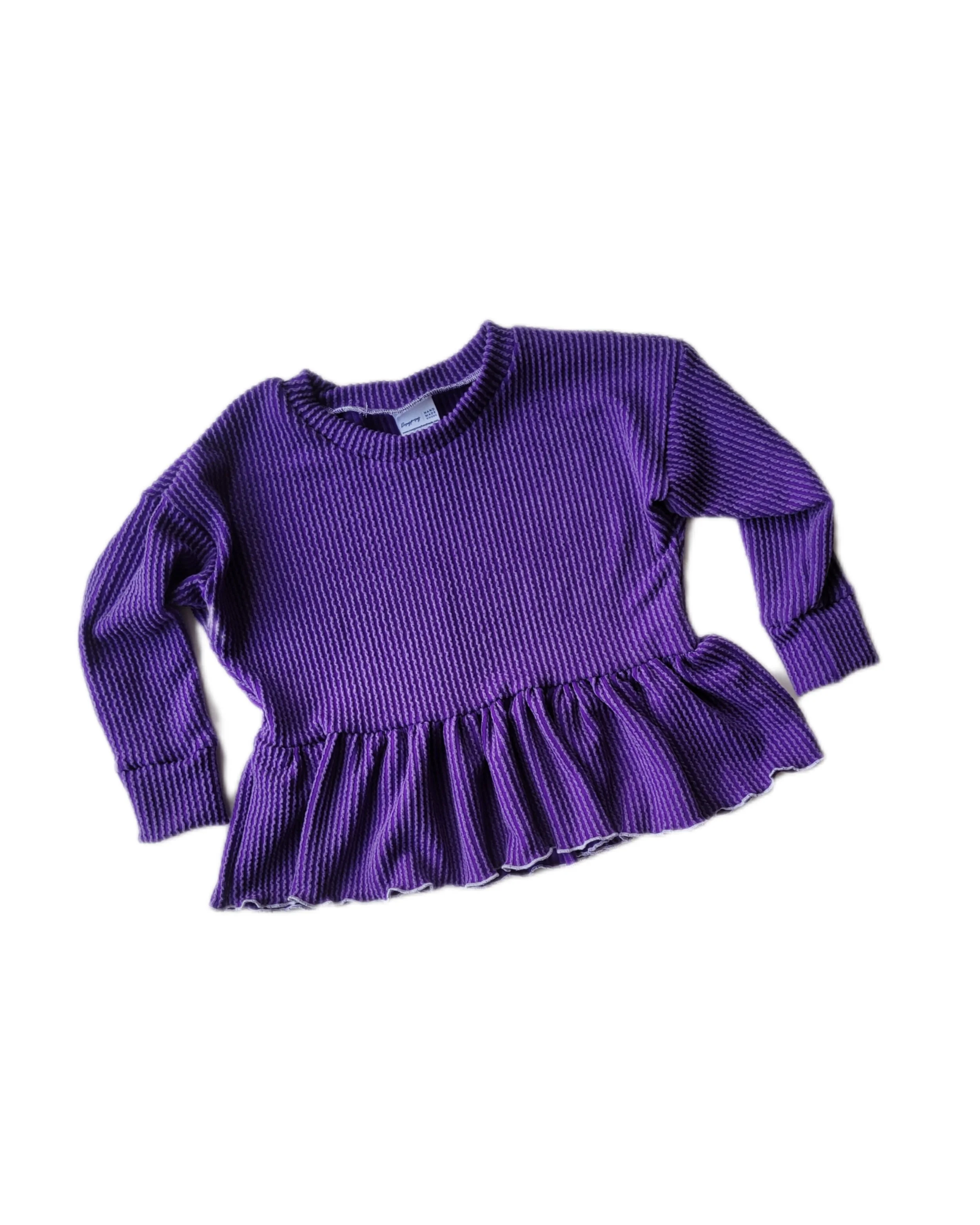 Rosey Posey Ruffle Peplum - Available in 5 different fabrics