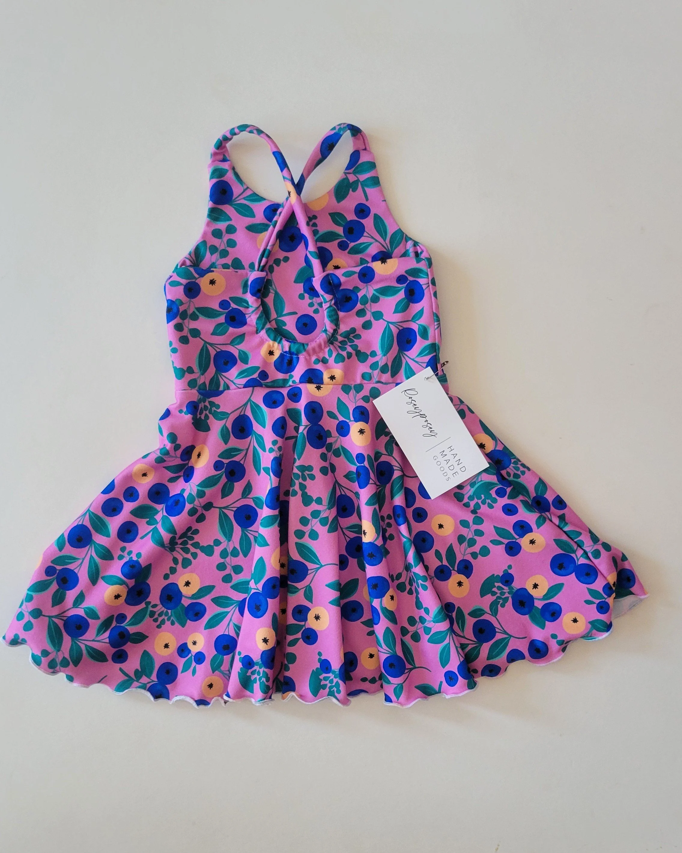18m -Blueberry Summer Twirl Dress