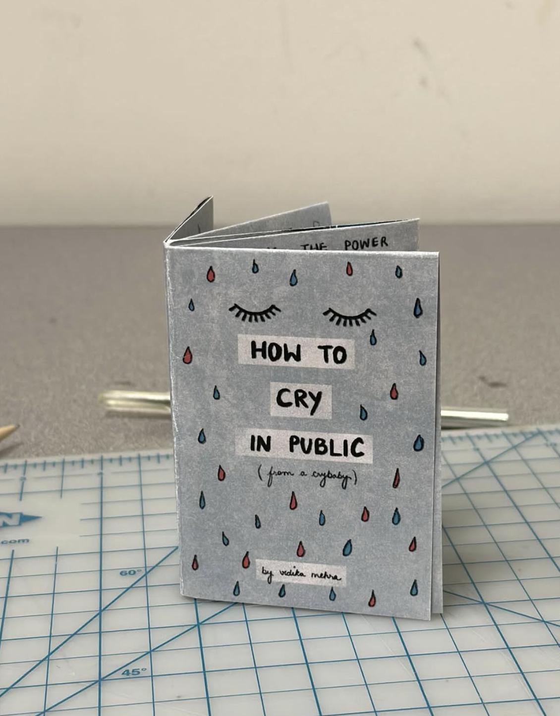 how to cry in public