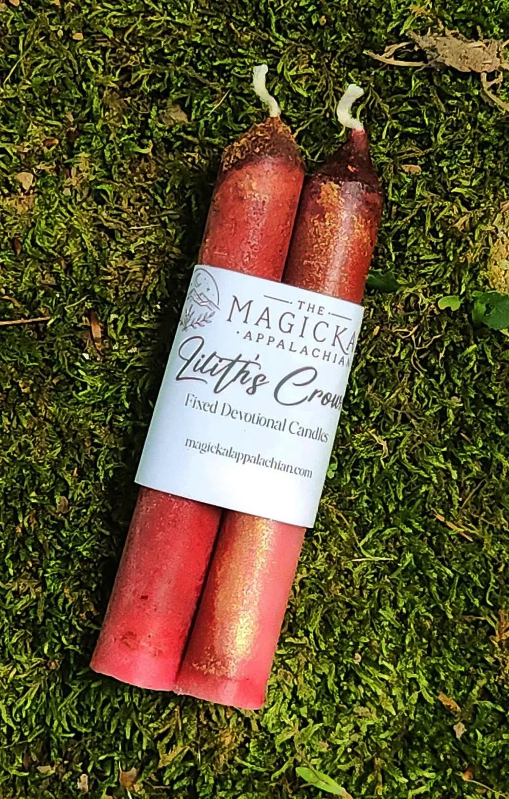 Fixed devotional candles crafted for Lilith, sovereignty, shadow work, sensual empowerment, personal power, boundaries, independence, and devotional ritual practice.