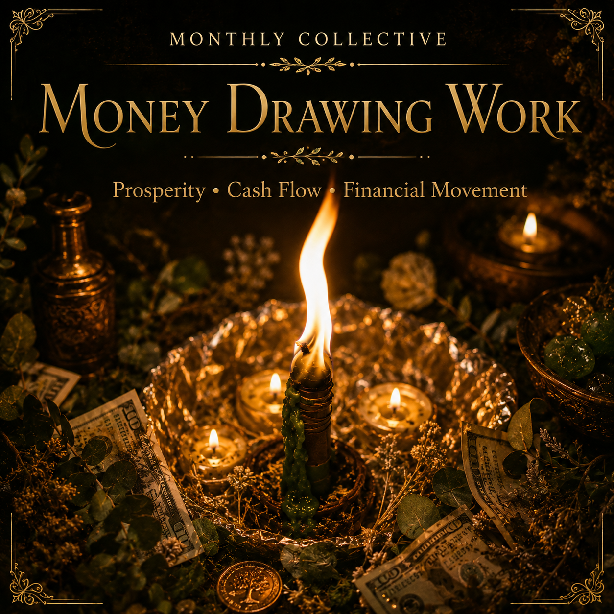 Monthly Collective Money Drawing Work