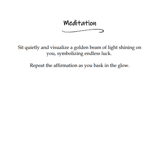 I’m a Lucky Girl, a guided affirmation and manifestation journal with 100 affirmations, journal prompts, and meditations for luck, confidence, joy, and abundance.