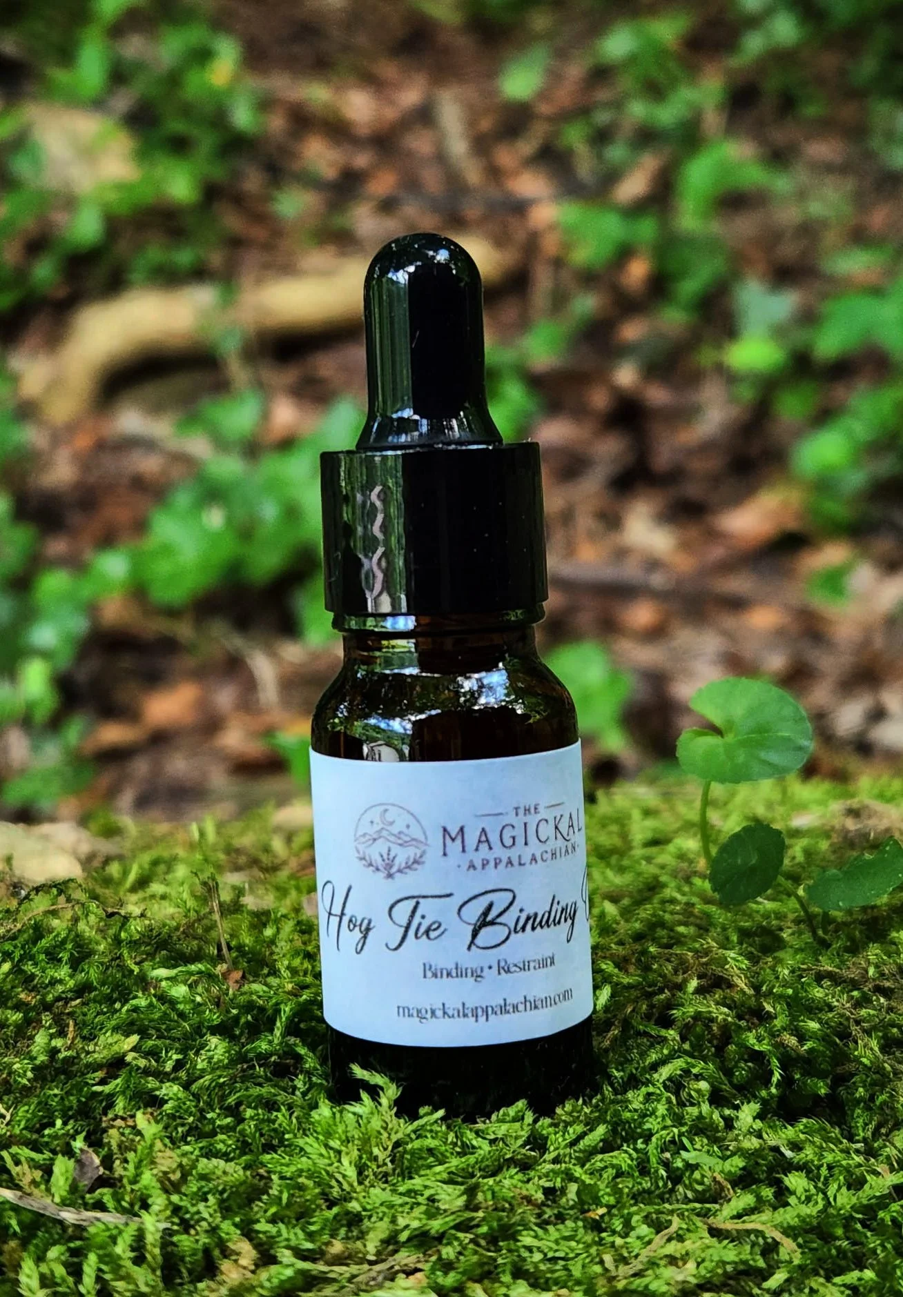 A strong binding and restraint oil crafted for stopping harmful interference, gossip, unwanted influence, and spiritual troublemaking.