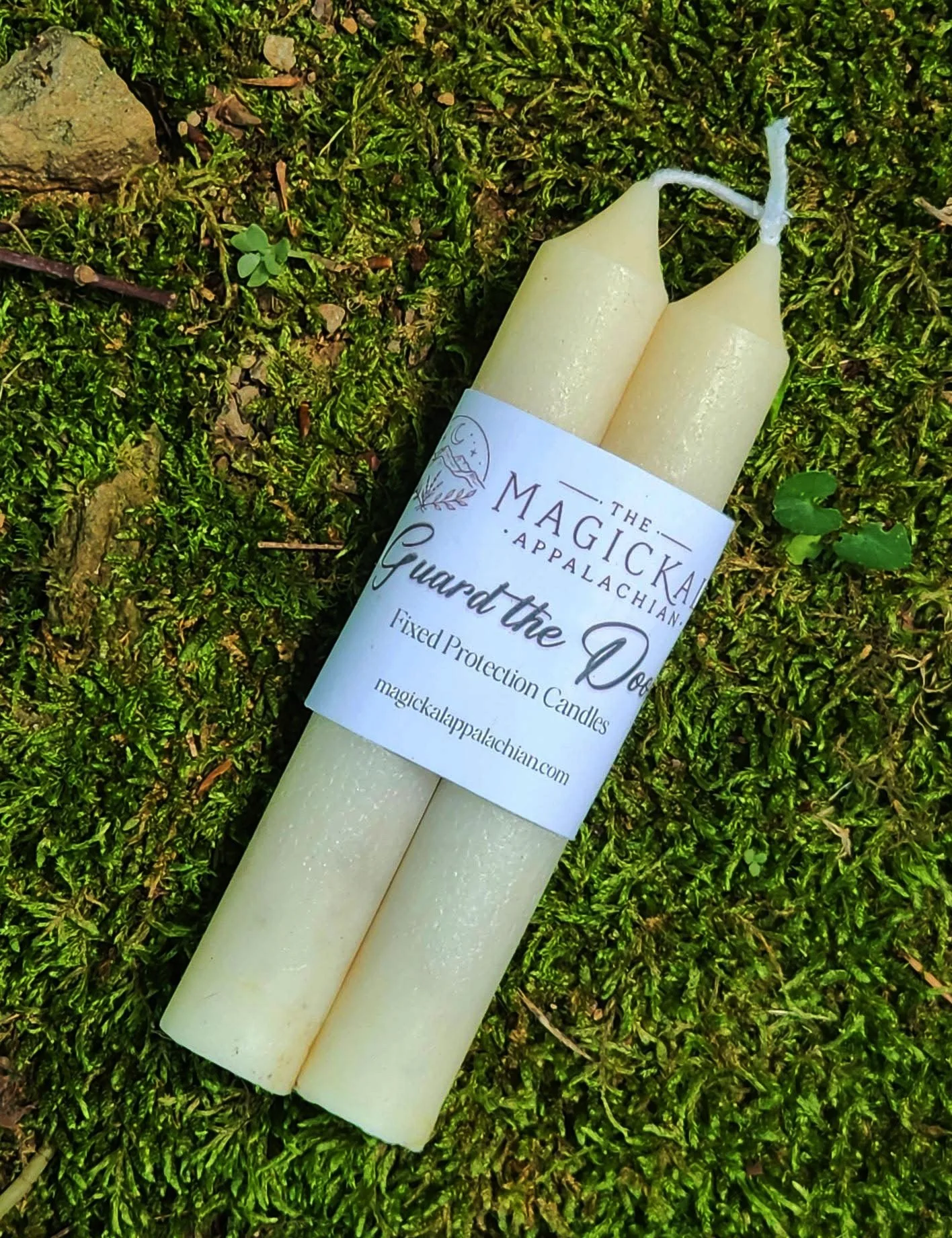 Fixed protection candles crafted for home protection, personal protection, warding, spiritual boundaries, threshold work, altar protection, and keeping unwanted energy away.