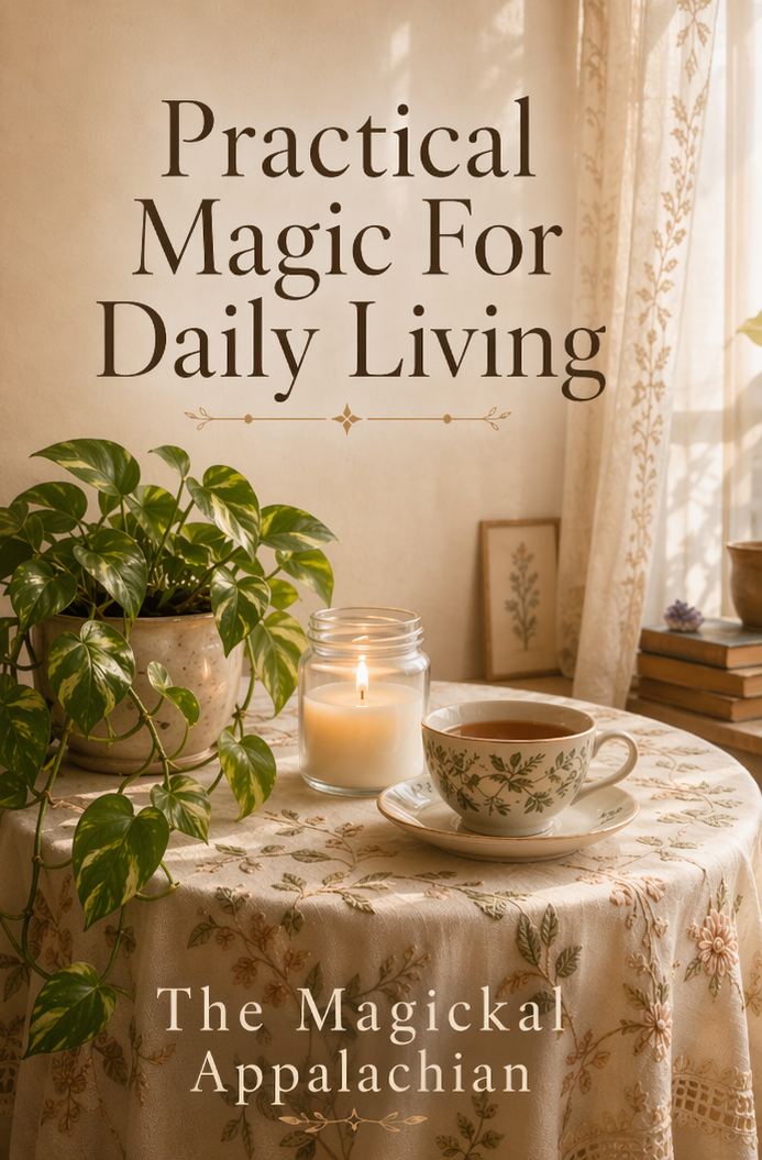  'Practical Magic For Daily Living' and 'The Magickal Appalachian'.