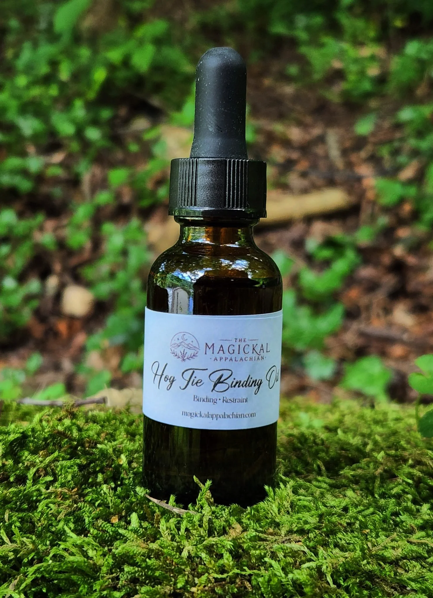 A strong binding and restraint oil crafted for stopping harmful interference, gossip, unwanted influence, and spiritual troublemaking.