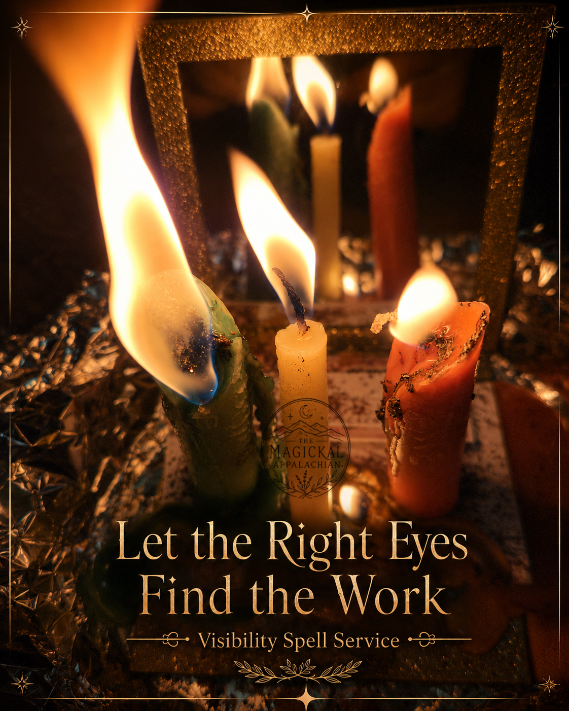 Let the Right Eyes Find the Work - Business Visibility & Client Attraction Spell