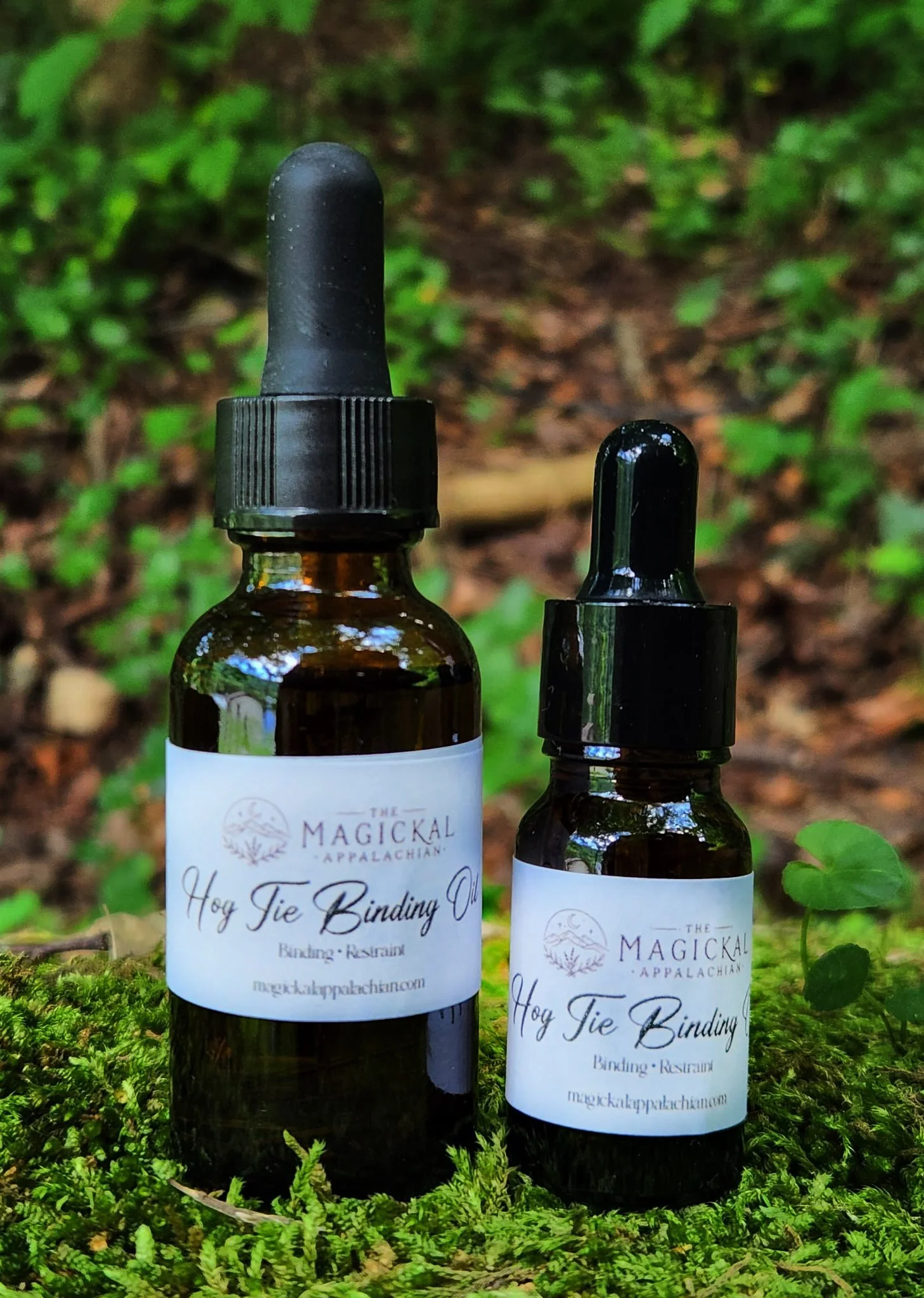 A strong binding and restraint oil crafted for stopping harmful interference, gossip, unwanted influence, and spiritual troublemaking.