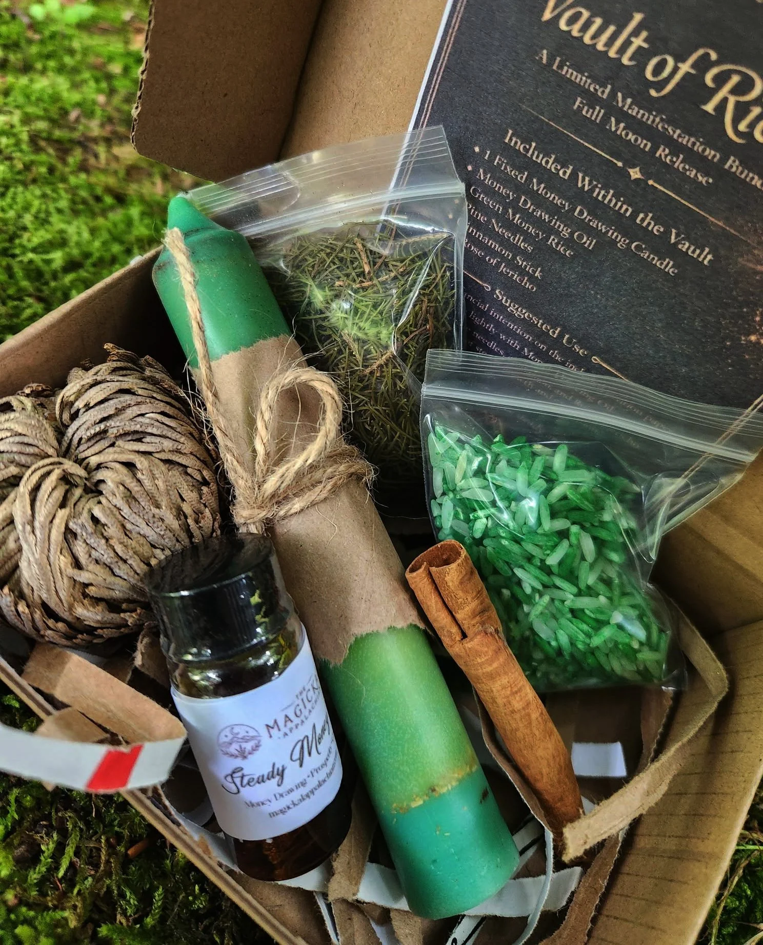 Vault of Riches Money Manifestation Spell Bundle Kit