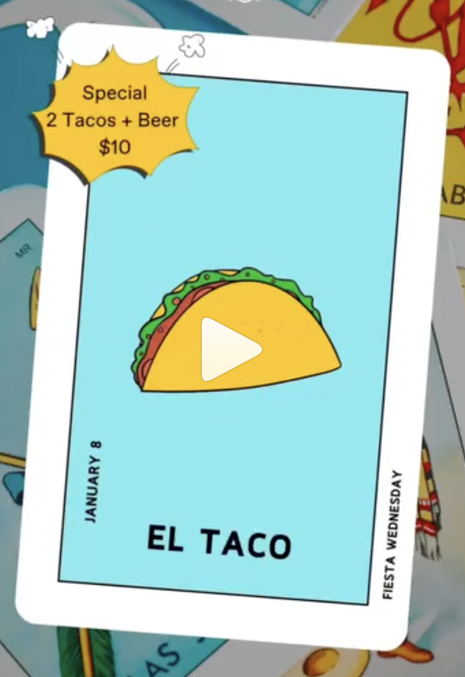 Loteria  + Taco SpecialWednesdays