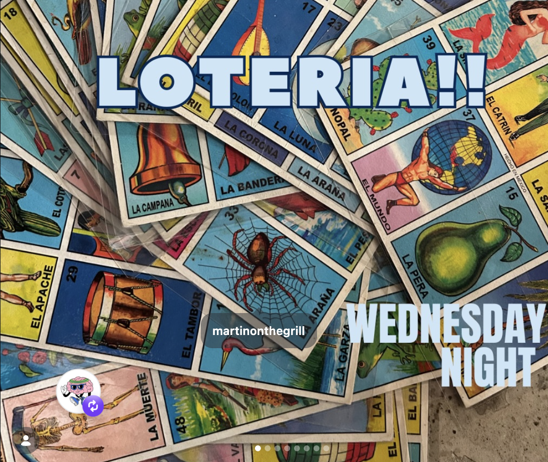 Wednesday: Loteria + Taco Special
