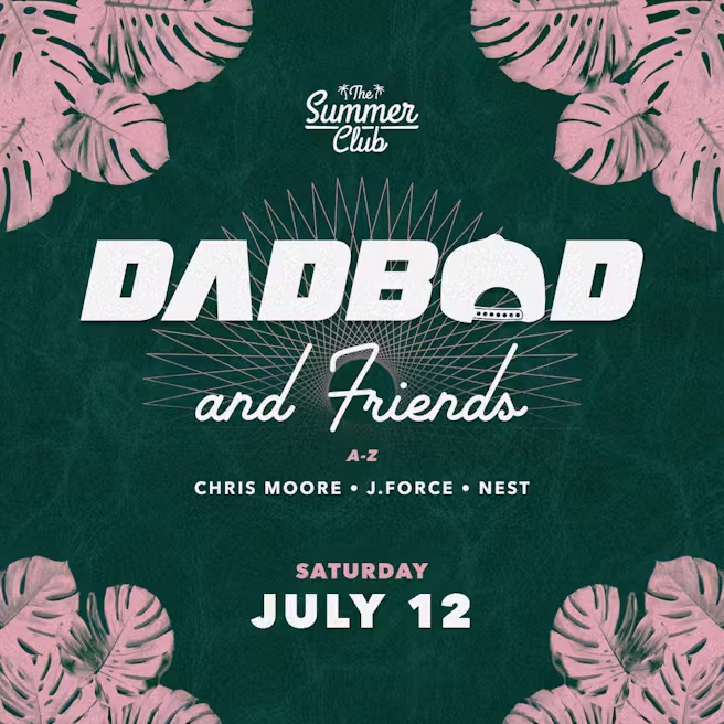 Dadbod & Friends at The Summer Club Pool Party