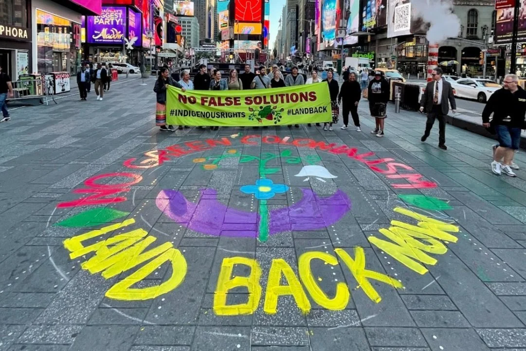 Indigenous Activists Visually Occupy Times Square During UN Summit