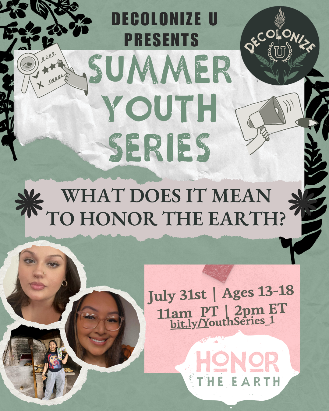 Summer Youth Series: What does it mean to Honor the Earth?