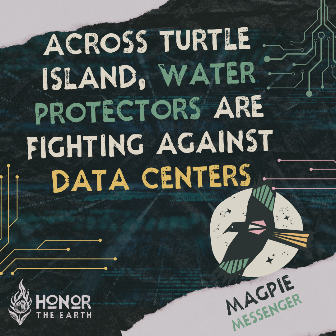 Magpie Messenger Issue 4: Across Turtle Island, Water Protectors are fighting against Data Centers 