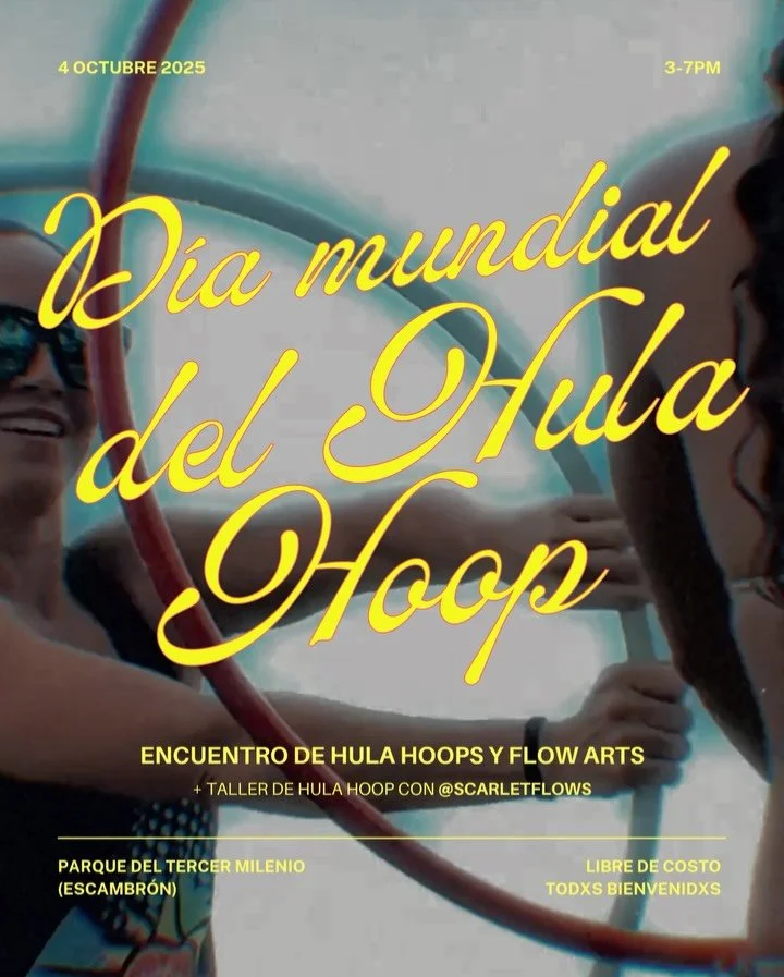 ✨⭕️MA&Ntilde;ANA⭕️✨ el segundo encuentro anual del World Hoop Day en 🇵🇷 Borik&eacute;n! ven a fluir y compartir, de 3 a 7 p.m. en El Escambr&oacute;n ☀️🌴🌊

la bella preciosa y talentosa @scarletflows estar&aacute; ense&ntilde;ando un combooooo 💃