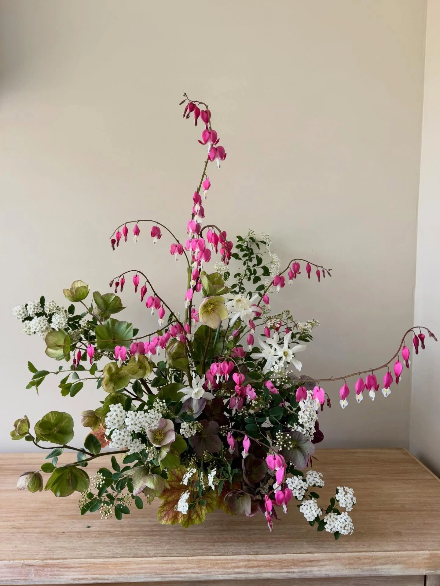 April 2026 - bleeding heart, hellebore, spirea, coral bell, daffodils 

I&rsquo;ve been manifesting this moment for years. I&rsquo;ve dreamed of having my own garden for as long as I can remember. In my mind, I&rsquo;d arrange flowers freshly cut fro