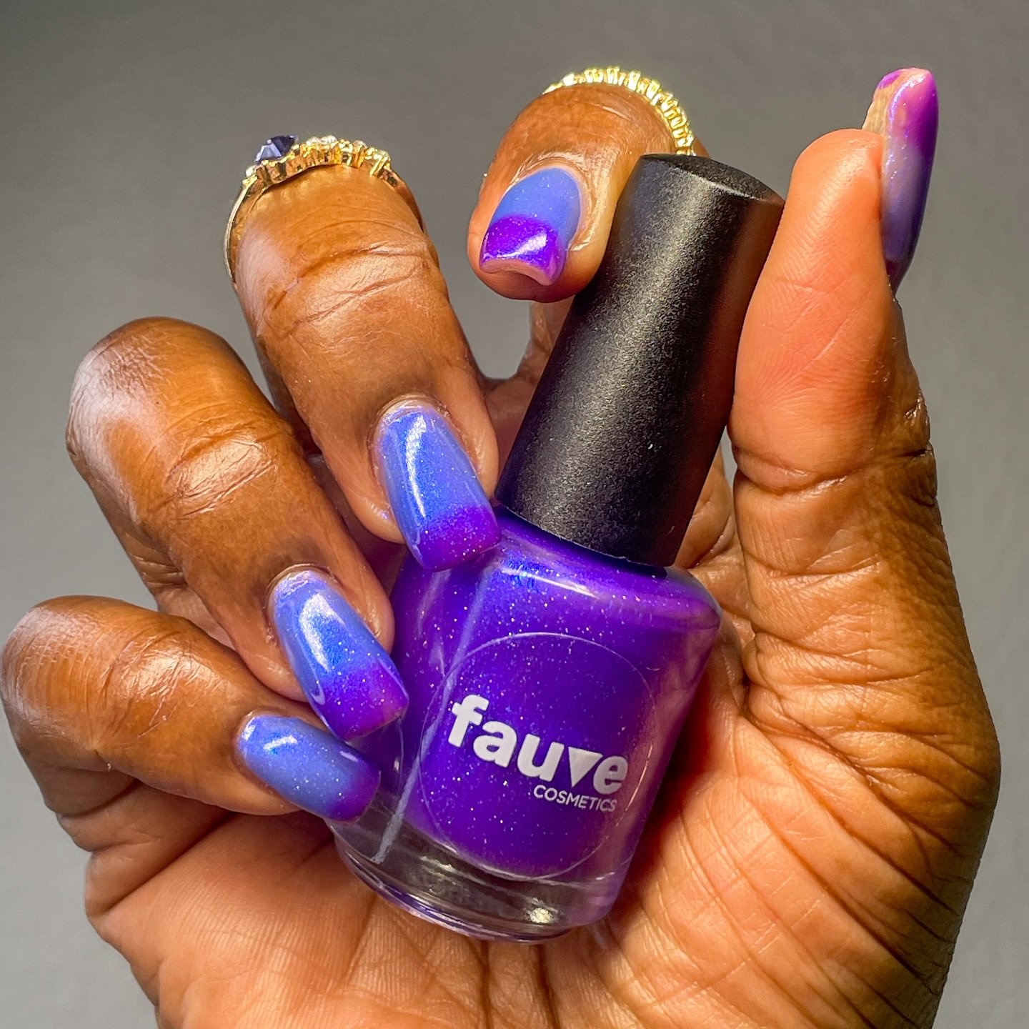 ππ π‘οΈ Vanishing Violet: Purple (cold) to blurple (warm) thermal with electric violet/blue aurora and dainty holo
Did you know Van Gogh’s “Irises” appear blue today, but the painting has faded over time? The painting initially de