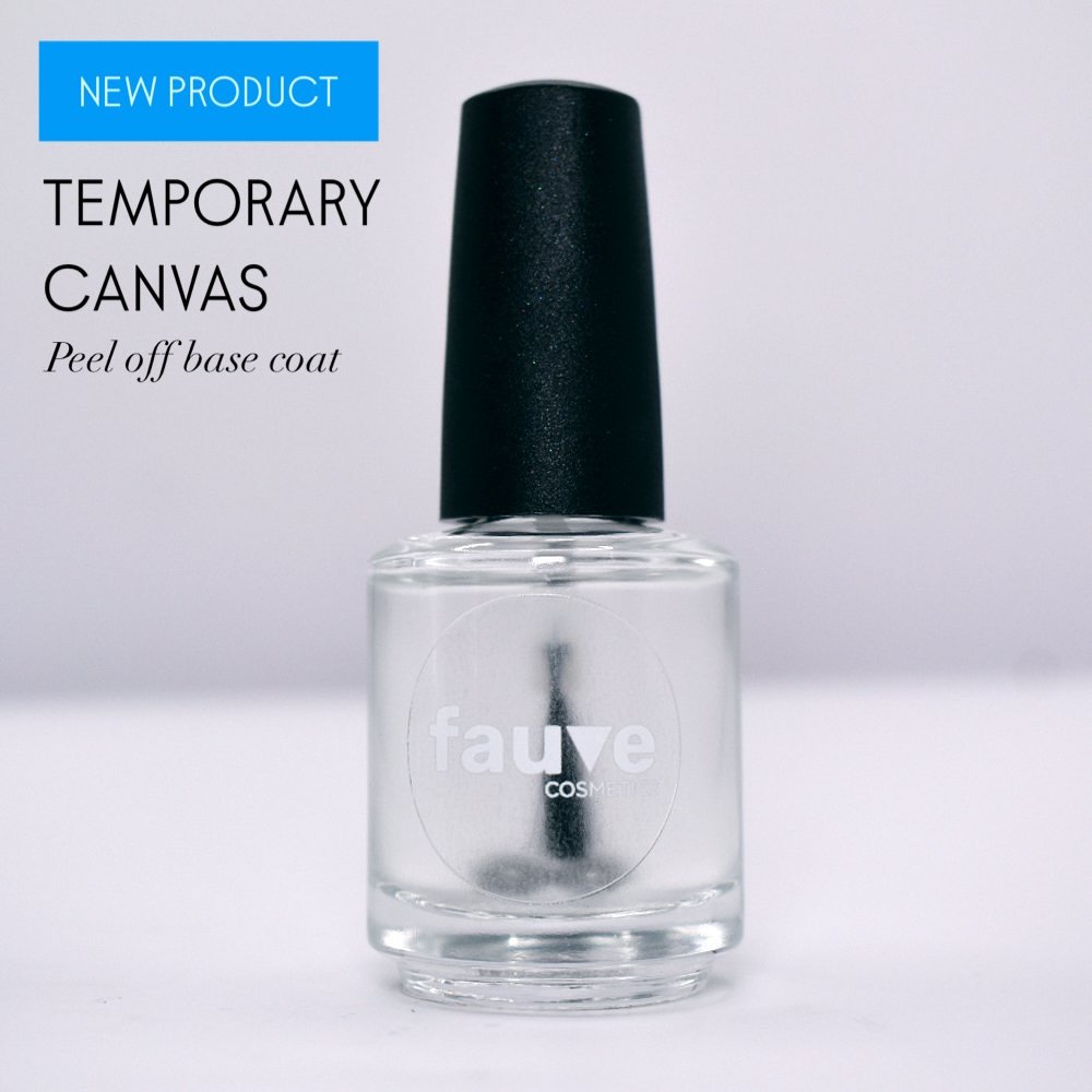 Excited to launch a new product!
Introducing:
TEMPORARY CANVAS
A peel off base coat
Perfect canvas for glitter formulas to make removal easy or for when you want to avoid using nail polish removers. Great for those that frequently change manicures.
