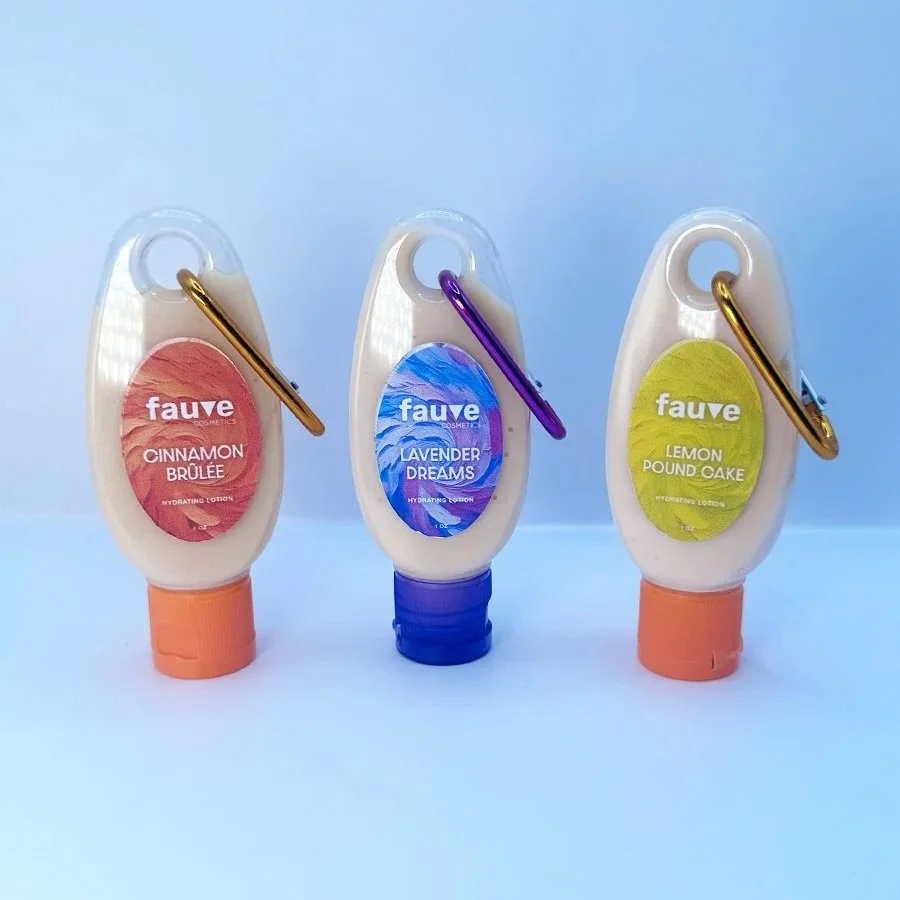Another new product coming on 11/28

Moisturizing Lotion Keychain

Lightly scented moisturizing hand lotion. Bottle has a carabiner for an on-the-go application to maintain soft hands.

1 oz
FRAGRANCE NOTES:

Cinnamon Br&ucirc;l&eacute;e

Top: Coconu