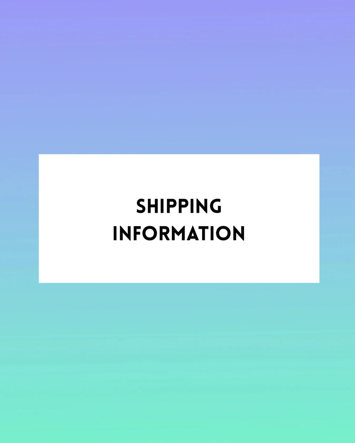 Hi all👋

With the Black Friday sale coming up I wanted to send a friendly reminder to please ensure your shipping details are accurate when placing an order. Be sure to include apartment numbers and any other information so that I can process your o