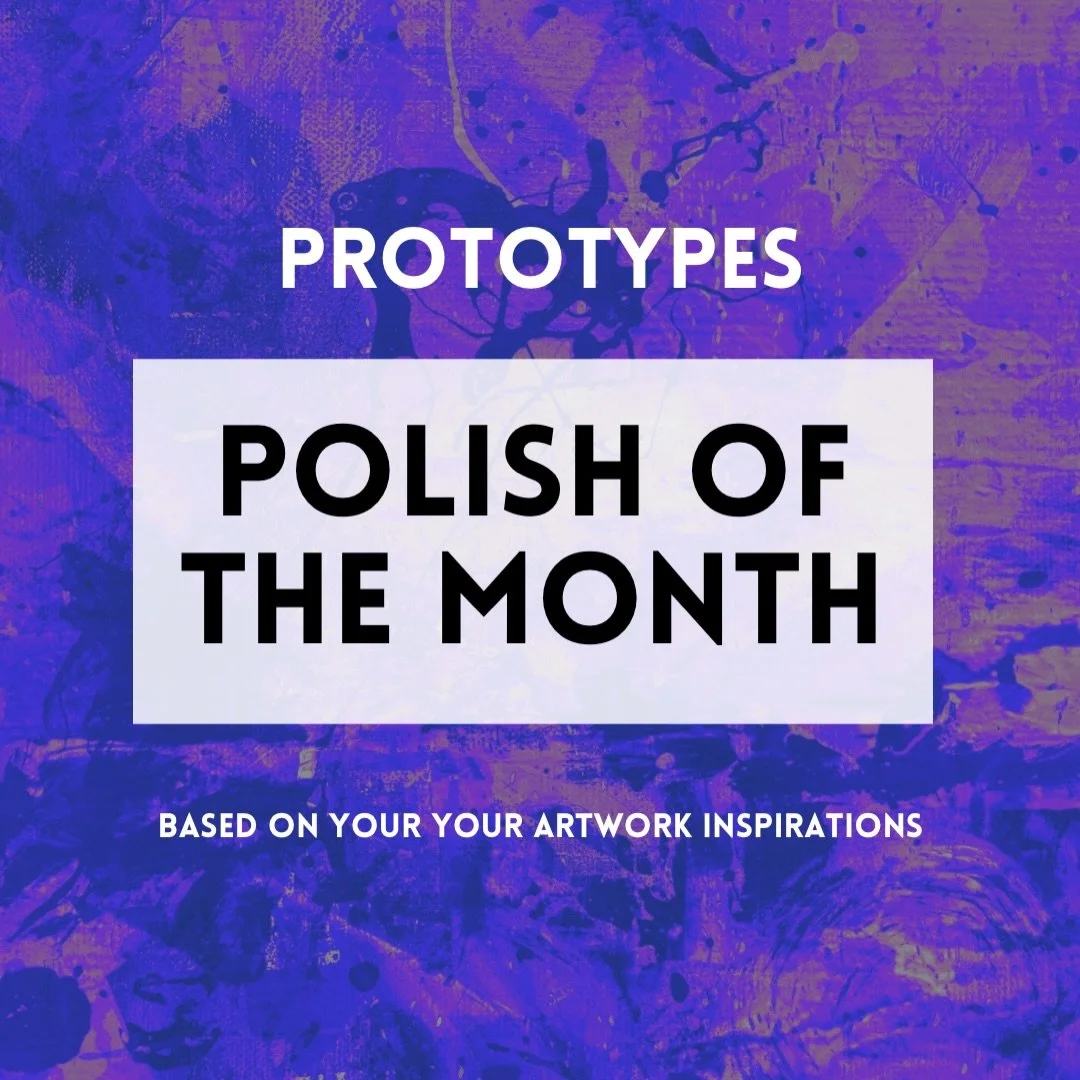 Last night I put together some prototypes for polish of the month based on a few submissions on our subreddit.

Should I make any of these available for purchase?
Let me know in the comments.

1: Signac inspired:
Various matte colored glitters, vario