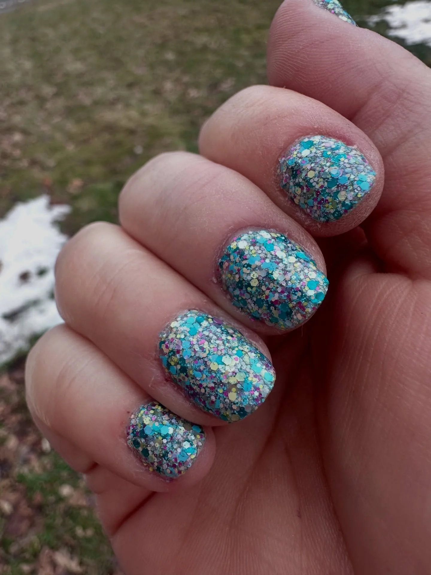 Last night I put together some prototypes for polish of the month based on a few submissions on our subreddit.

Should I make any of these available for purchase?
Let me know in the comments.

(Excuse the dry winter hands and atrocious cuticles 😖)

