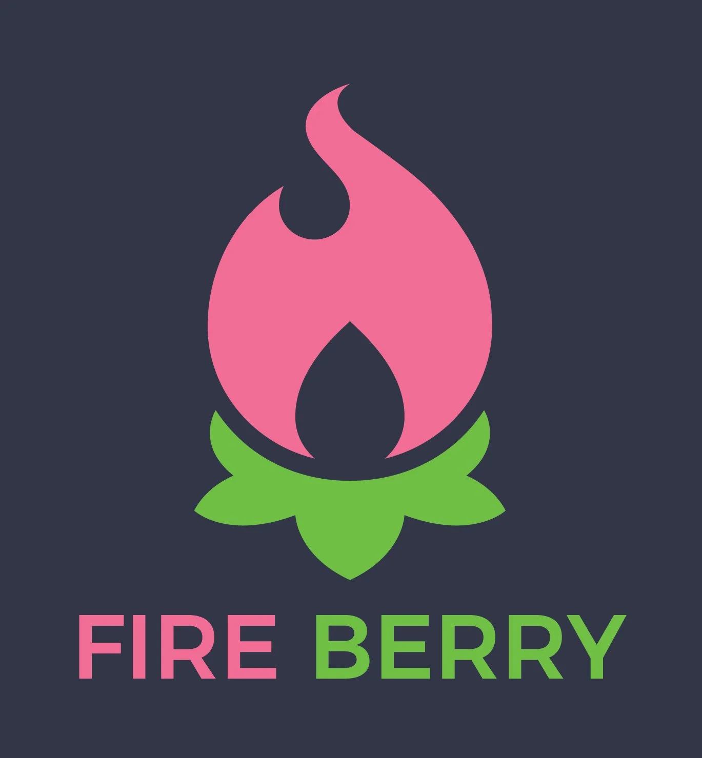Finished Team Fireberry logo.